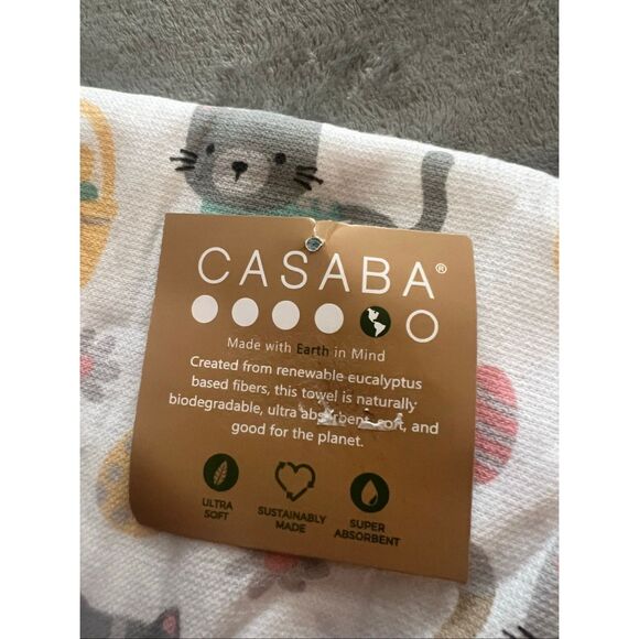 Casaba Easter Kitty’s Kitchen Towel Set Pack Of 3 NEW - Picture 3 of 7